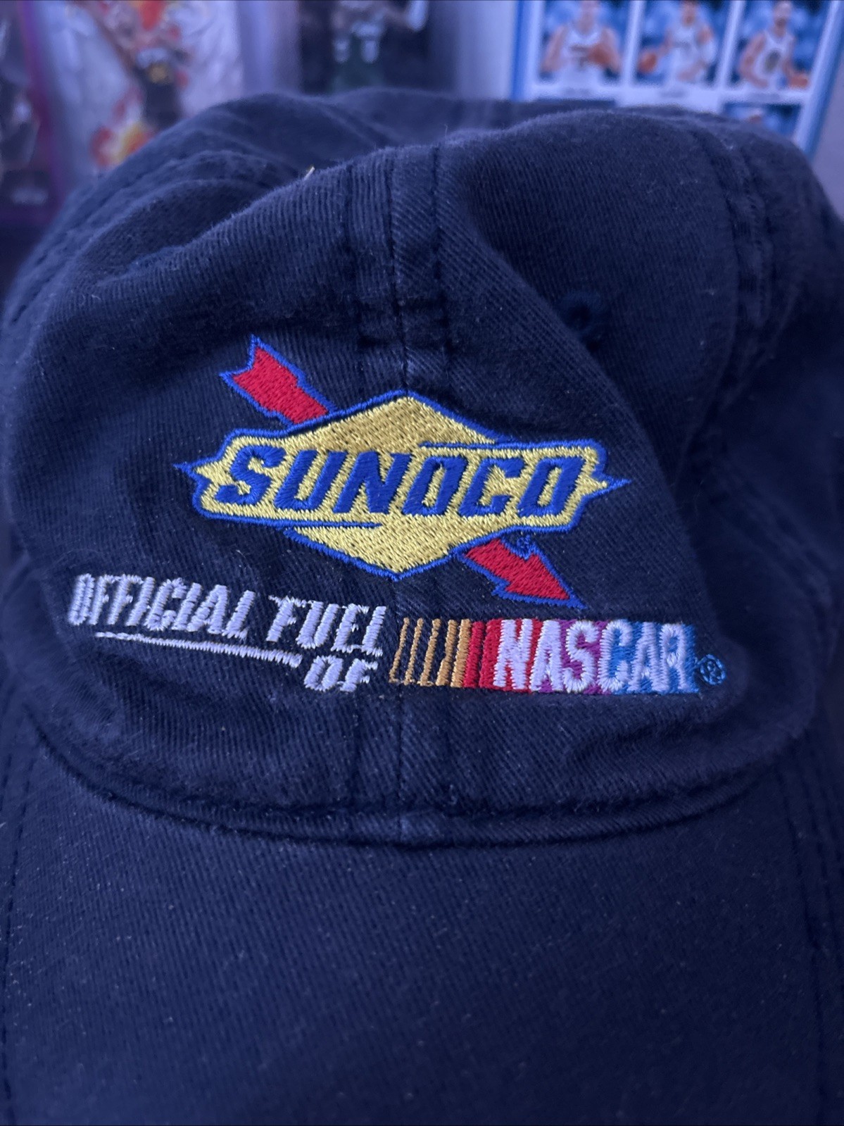 SUNOCO NASCAR Strapback Hat Adjustable Cap Dad Ga… - image 2