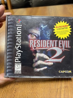 Capcom Resident Evil 2 PlayStation 1 Survival Horror Manual 2 Discs NTSC 1998
