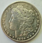 1904-0 Morgan Silver Dollar-X Fine