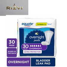Equate Women's Overnight Incontinence Pads, Ultimate Absorbency 30 Count