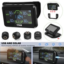 Tire Pressure Monitoring System Kit TPMS Tire Pressure Monitor w/ 4 TPMS Sensors