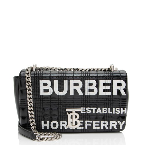 Burberry Quilted Leather Horseferry TB Shoulder Bag