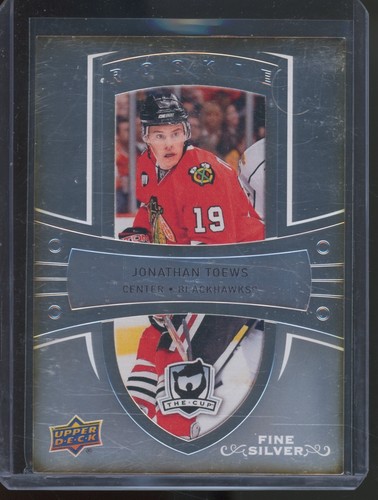 2019 Upper Deck The Cup Fine Silver Jonathan Toews RC Rookie