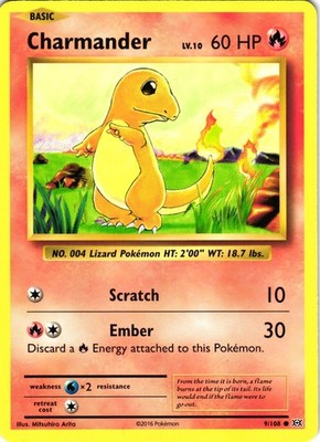 XY - Evolutions #9/108 Charmander