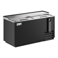 65" Black Horizontal Bottle Cooler