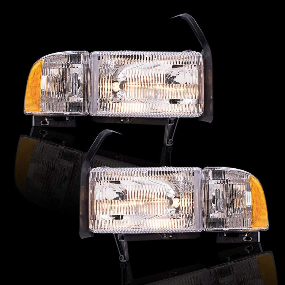 Farol serve 1994-2001 Ram 1500 sem pacote esportivo conjunto 55076748AD CH2502101 - Imagem 2 de 4