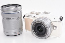 Exc 5/4979shots Olympus PEN Lite E-PL7 EZ14-42 40-150 Lenses w FromJAPAN u12471