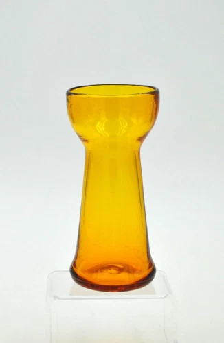 Vintage Blenko Glass Mini Vase - #57-E - Gold