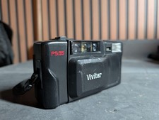 Vivitar PS 35 35mm Point  Shoot Film Camera Works 
