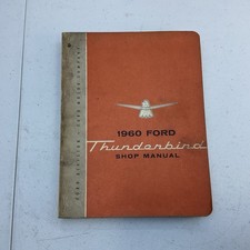 1960 Original Ford Thunderbird Shop Manual