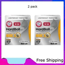ARM  HAMMER HardBall Lightweight Cat Litter, Multi-Cat No-Mess Scoopable,2 pack