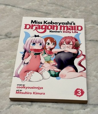 Miss Kobayashi's Dragon Maid: Kanna's Daily Life Vol 3 English Manga Excellent
