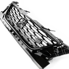 ALL GLOSS BLACK FR FRONT GRILLE UPPER TOP CENTRE BUMPER SURROUND SEAT LEON MK3