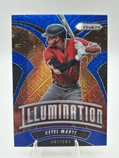 2020 Panini Prizm - Illumination Ketel Marte #I-10 Blue Mojo Prizm /175