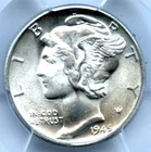 1945 Mercury Dime, PCGS MS66