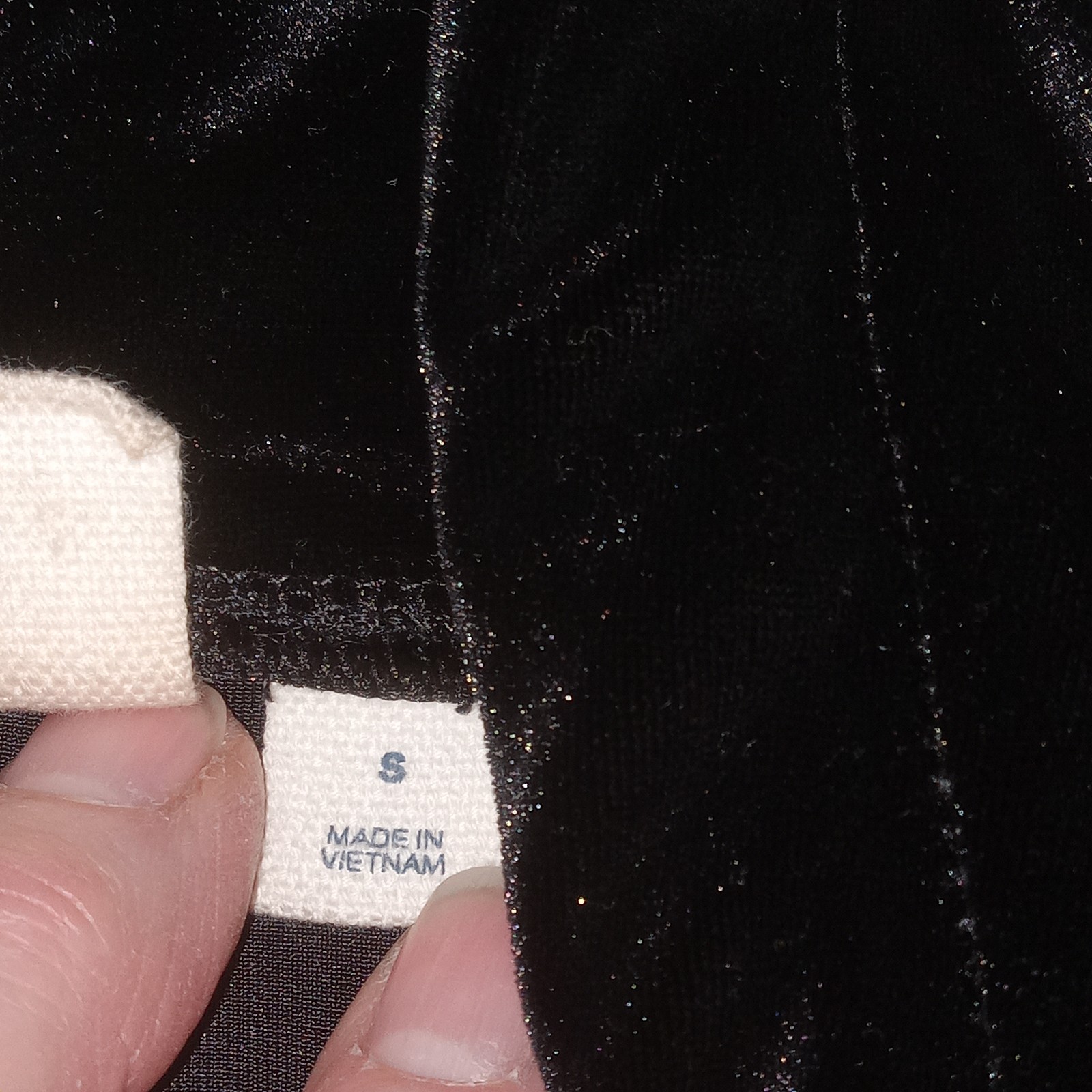 Gap Maternity Velvet Pullover Drawstring Collar S… - image 6