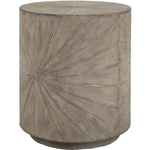 Uttermost 25266 Starshine 25 X 21 inch Warm Gray Stain Side Table - Picture 3 of 6