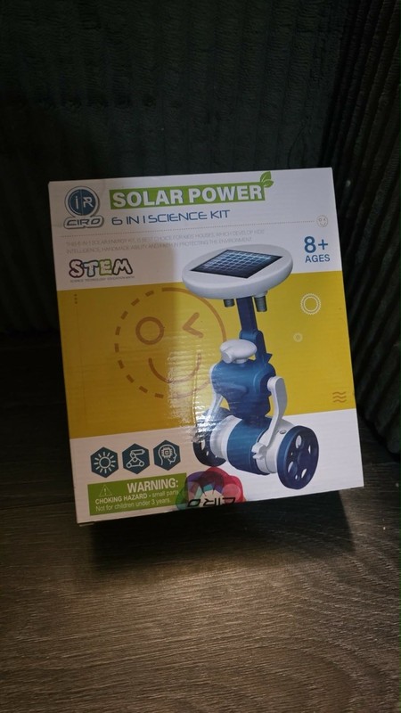 Stem Kits for Kids 6 in 1, Electronic Science Robot Kit, Ages 8+