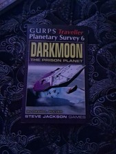 SJG GURPS Traveller Planetary Survey #6 - Darkmoon the Prison Planet NM