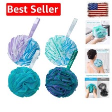 Loofah Sponge 75g/Piece, Exfoliating Bath Sponge Body Scrubber - Loofa Set of...
