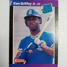Ken Griffey Jr. Rookie  Card-Donruss #33 excellent condition 