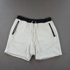 Fear of God Shorts Mens Large White FOG Essentials Sweat Short Terry Fleece