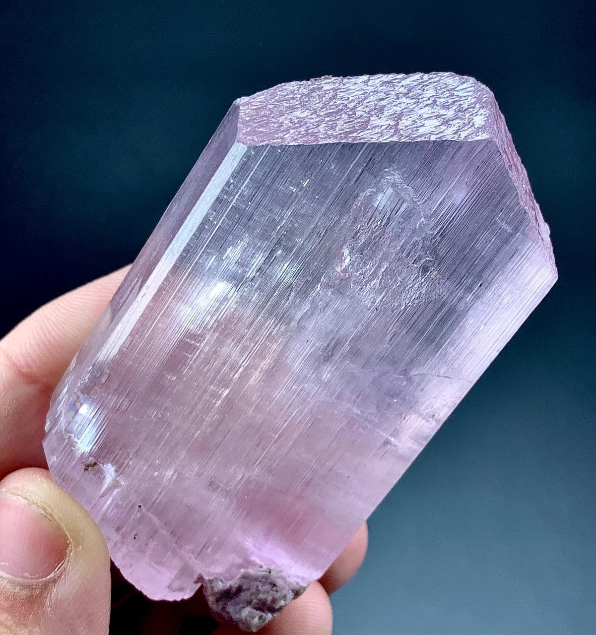 Natural Pink Kunzite Crystal Specimen From Afghanistan 386 Carat