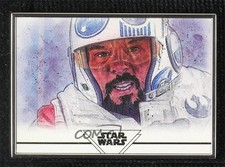2021 Topps Star Wars: Stellar Signatures /100 Snap Wexley Dan Bergren Sketch 1j8