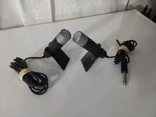 Ampex Microphones a PAIR of 701's on Plastic Stands Manuf in Japan