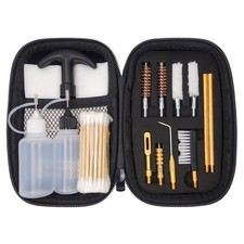 9mm Pistol Cleaning Kit, Handgun Cleaning kit for .357 .38 with Bronze Bore B...