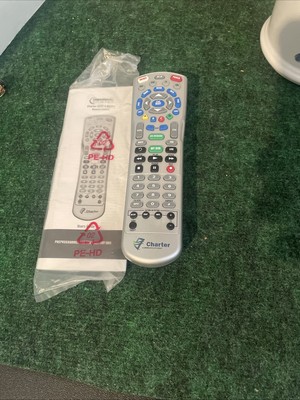 CHARTER CABLE BOX Digital TV REMOTE CONTROL HDTV DVR ON Demand W/Book