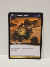 World Of Warcraft Through The Dark Portal Greater Heal 70/319 Uncommon TCG Card