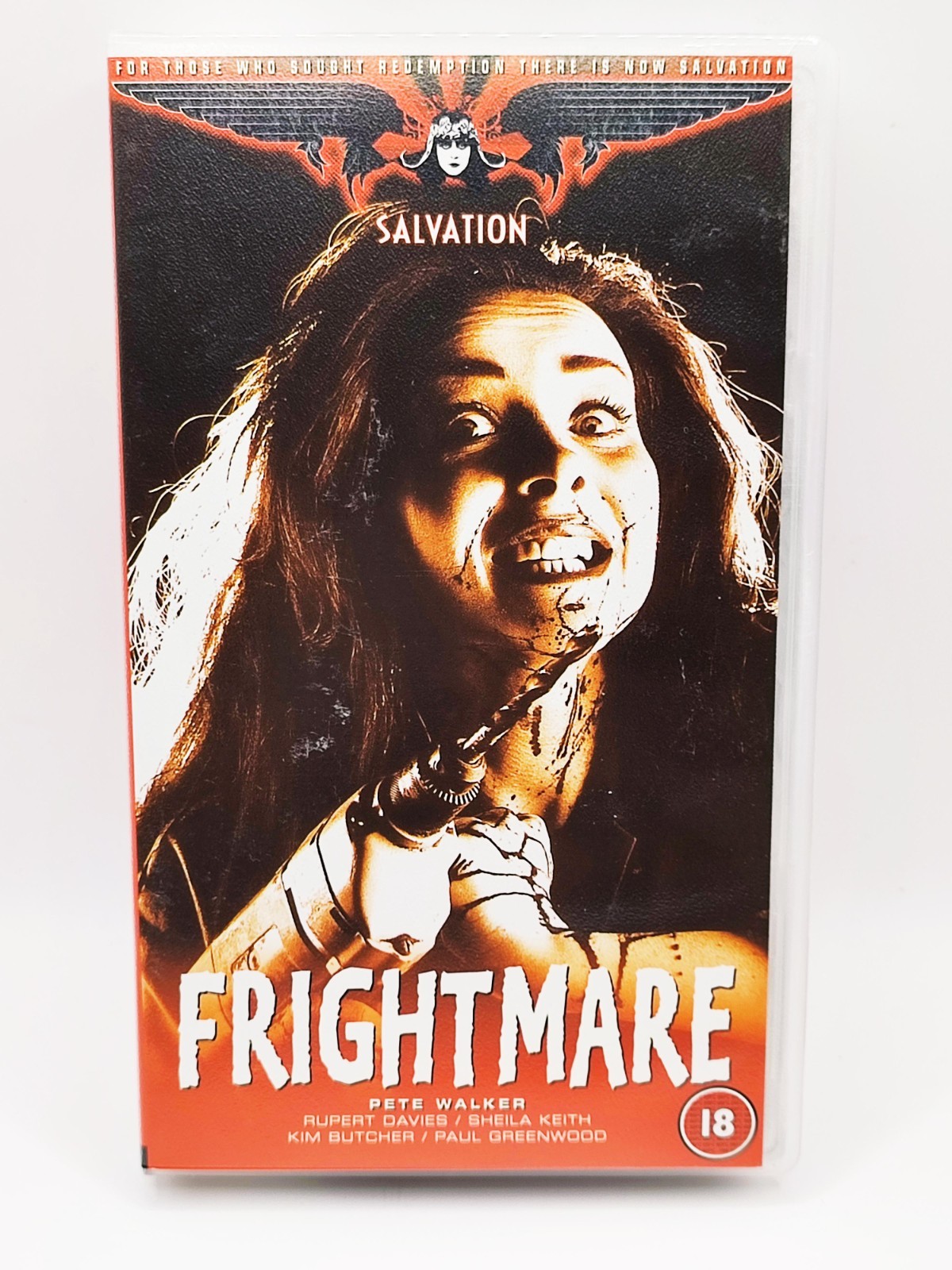 1974 VHS HORROR SLASHER MOVIE - SALVATION - FRIGHTMARE - GREAT CONDITION