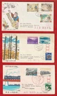 JAPAN - 3   FDCs WITH INSERTS - SEE SCAN