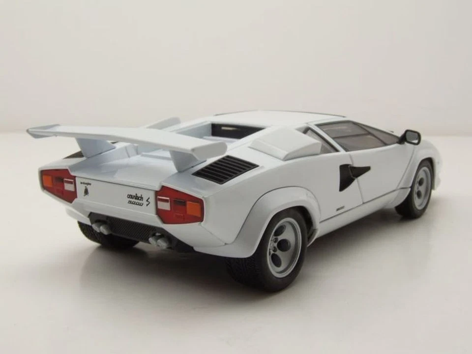 Lamborghini Countach LP 5000 S Bianco Modellino 1:24 Welly - Immagine 2 di 4