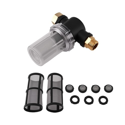 #ad #ad Brass Hose Inline Filter 3 4 quot; Thread for Pressure Washer Water Stainless Steel $210.00