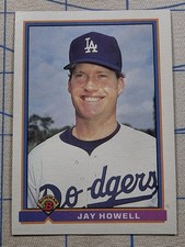 1991 Bowman - #603 Jay Howell - Los Angeles Dodgers - Baseball Card