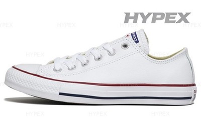 Converse Chuck Taylor All Star Leather Ox 'White' Men 132173C New Size