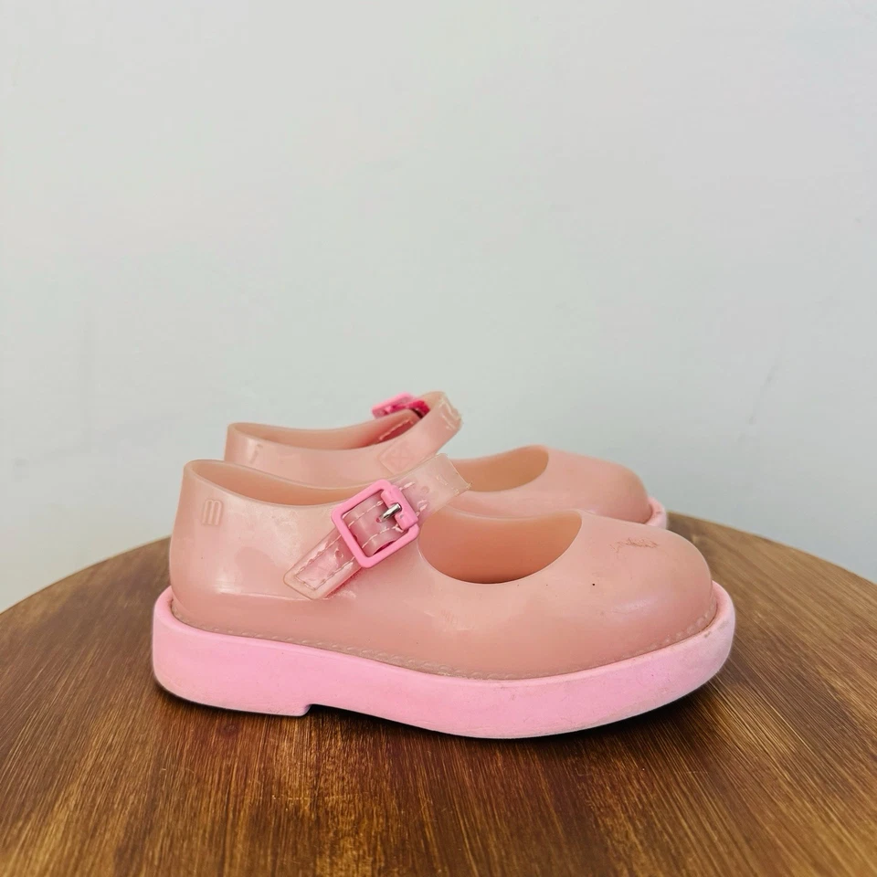 Mini Melissa Lola II Bebé Mary Jane Rosa Niñas Talla 8 Foto 4 de 4