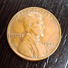 1951 Lincoln Wheat Small Cent Bn Copper Business Strike Philadelphia Km132 1951 Lincoln Wheat Small Cent Bn Copper Business Strike Philadelphia Km132