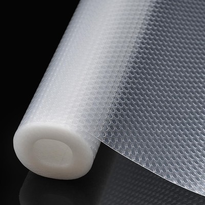 Shelf and Drawer Liner for Kitchen Cabinet,Non Adhesive 11.8''W x 118''L, White 
