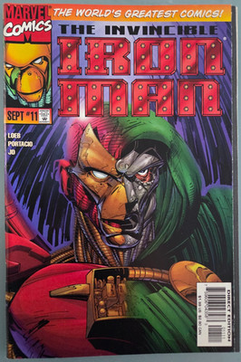 IRON MAN Vol 2 #1-13 (1996) HEROES REBORN! FULL COMPLETE SET! DOCTOR DOOM #11!