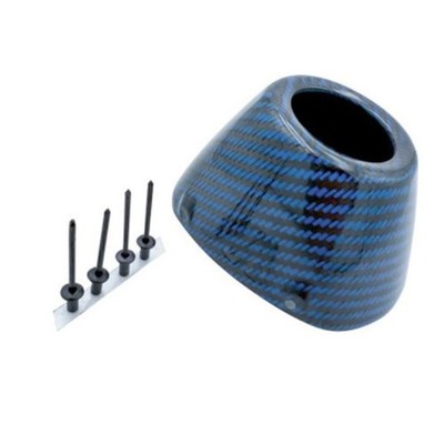 FMF Racing End Carbon Cap Kit for Factory 4.1 - New Style - Blue 040694