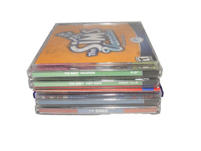The Sims PC Games Lot Of 6 Hot Date Vacation  Livin Large House Party Video Game