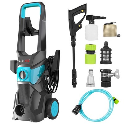 Cisivis Hochdruckreiniger 1500W 200Bar Flächenreiniger 15m Schlauch + Zubehör