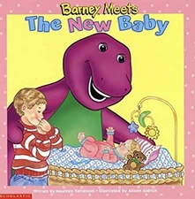 Barney Meets the New Baby Maureen M., Scholastic, Inc. Staff Valv