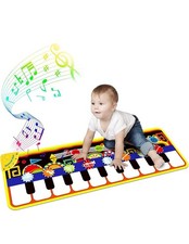 RenFox Baby Piano Mat with 25 Music Sounds, Kids Musical Playmat, Early