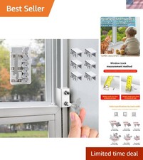 Sliding Window Locks 6 Pack Window Locks for Up and Down Windows and Horizont...