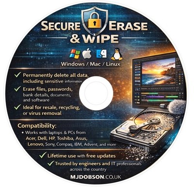 Festplatte Daten löschen DVD - Löschen, Format KEIN INTERNET ODER ABONNEMENT ERFORDERLICH