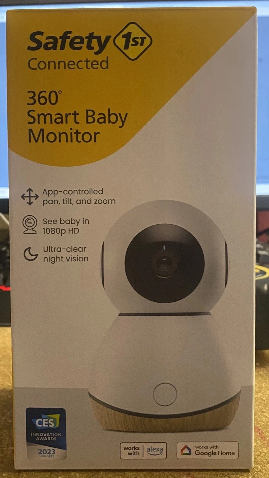 Safety 1st Connected 360-Degree Smart Baby Monitor